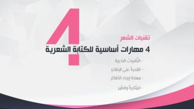 تقنيات الشعر: 4 مهارات أساسية للكتابة الشعرية fc54c598789 min 2 390x220 - تقنيات الشعر: 4 مهارات أساسية للكتابة الشعرية