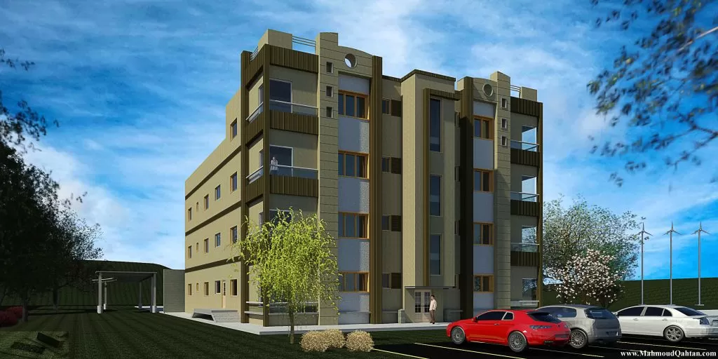 عمارة سكنية أربعة أدوار في الدمام