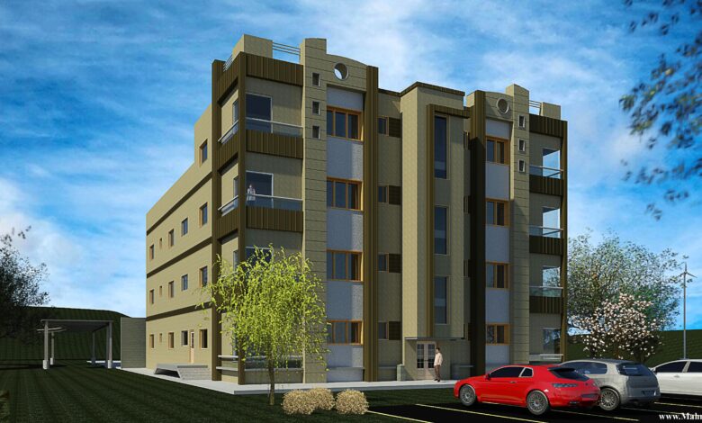 عمارة سكنية أربعة أدوار في الدمام عمارة سكنية أربعة أدوار في الدمام