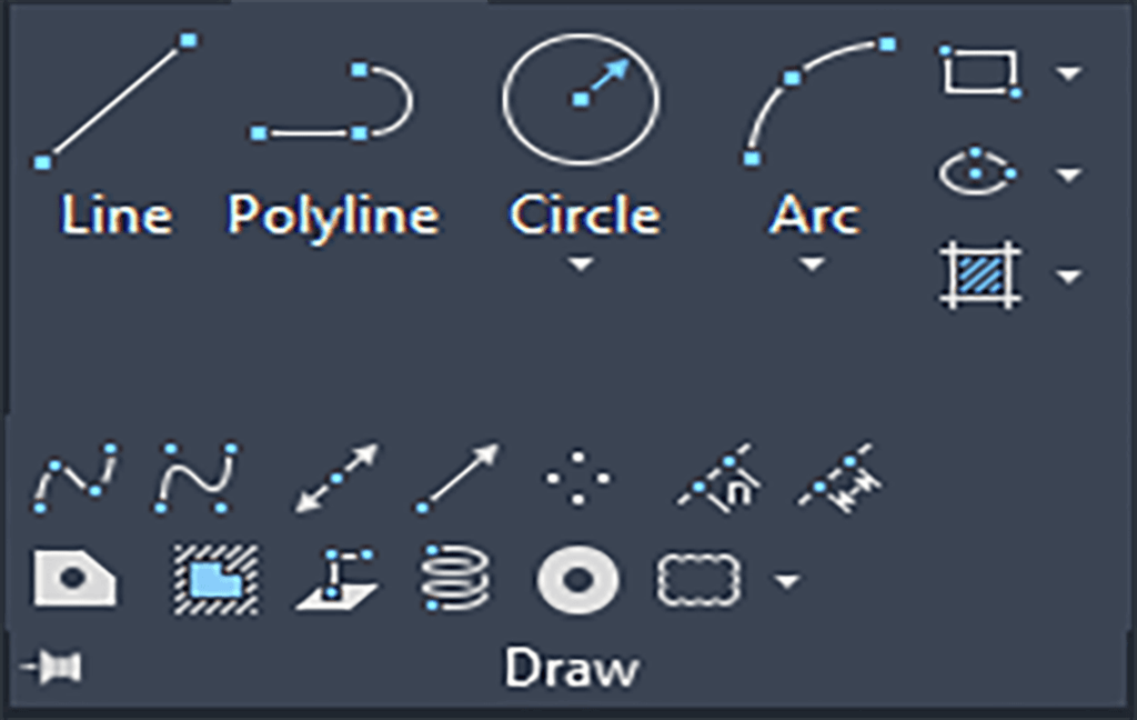 أدوات الرسم في الأتوكاد 2021 Drawing Tools in AutoCAD