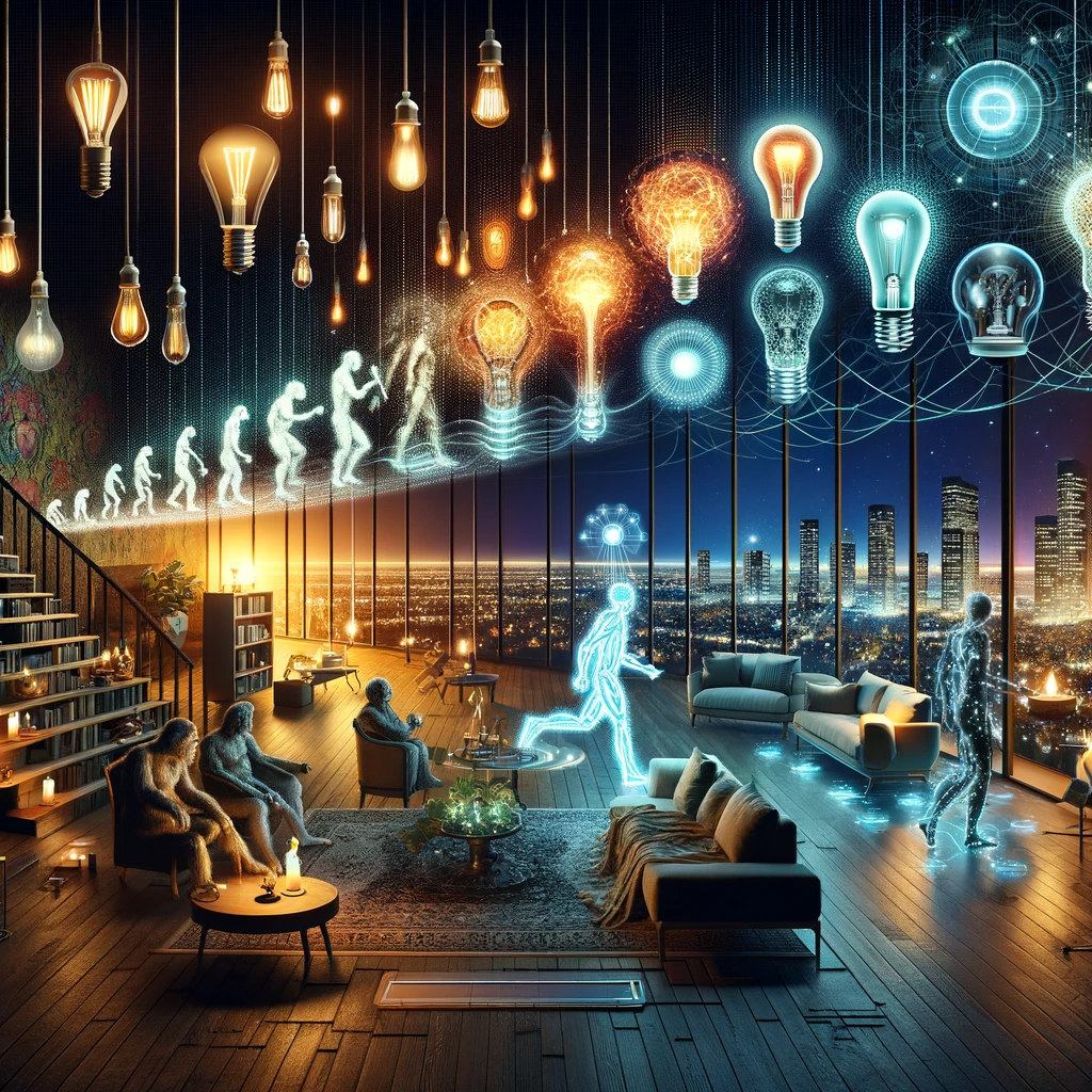 تطور تقنيات الإضاءة وتأثيرها في المساحات البشرية تطور تقنيات الإضاءة وتأثيرها في المساحات البشرية