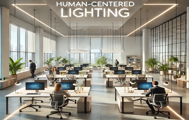 الإضاءة المتمحورة حول الإنسان (HCL) Human Centric Lighting